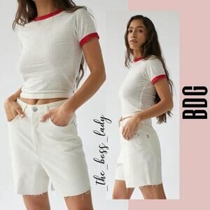 Urban Outfitters BDG shorts denim 90s short cotton high rise